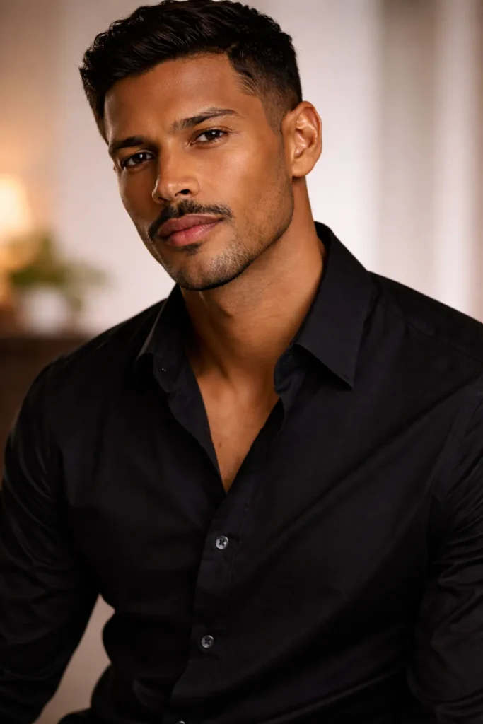 Pencil Mustache Style