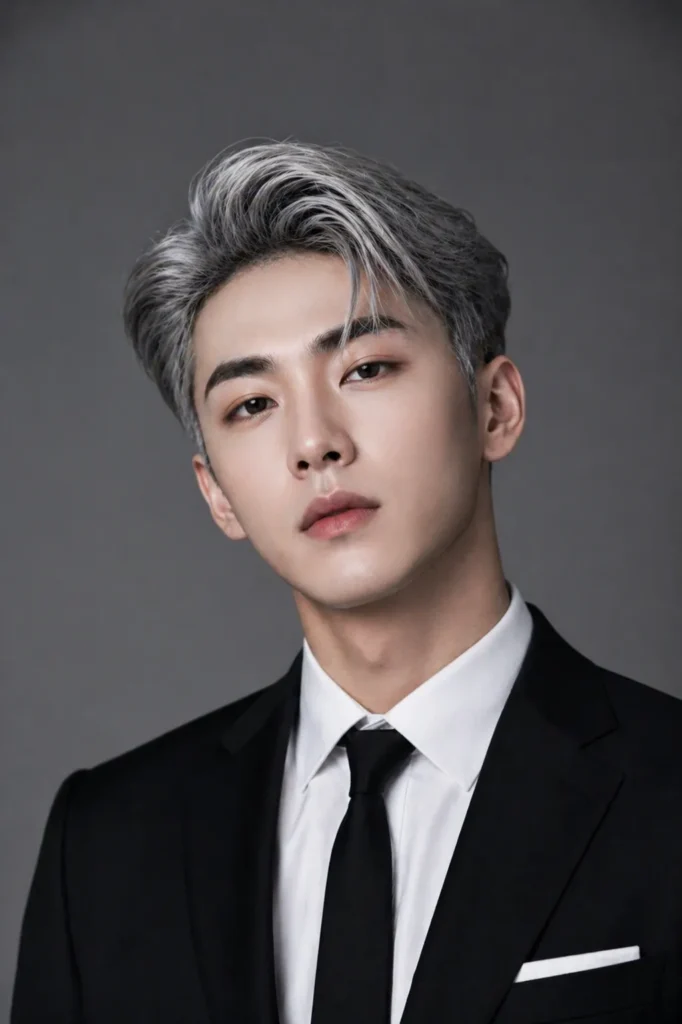 Polished Metallic Side Part