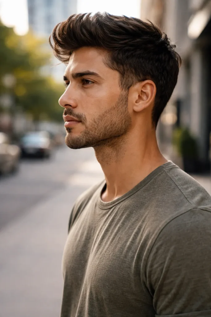 Roman Textured Stubble Beard