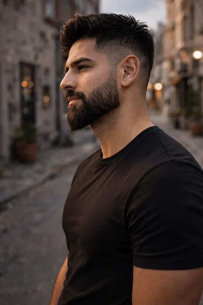 Round Face Slimming Pointed Beard