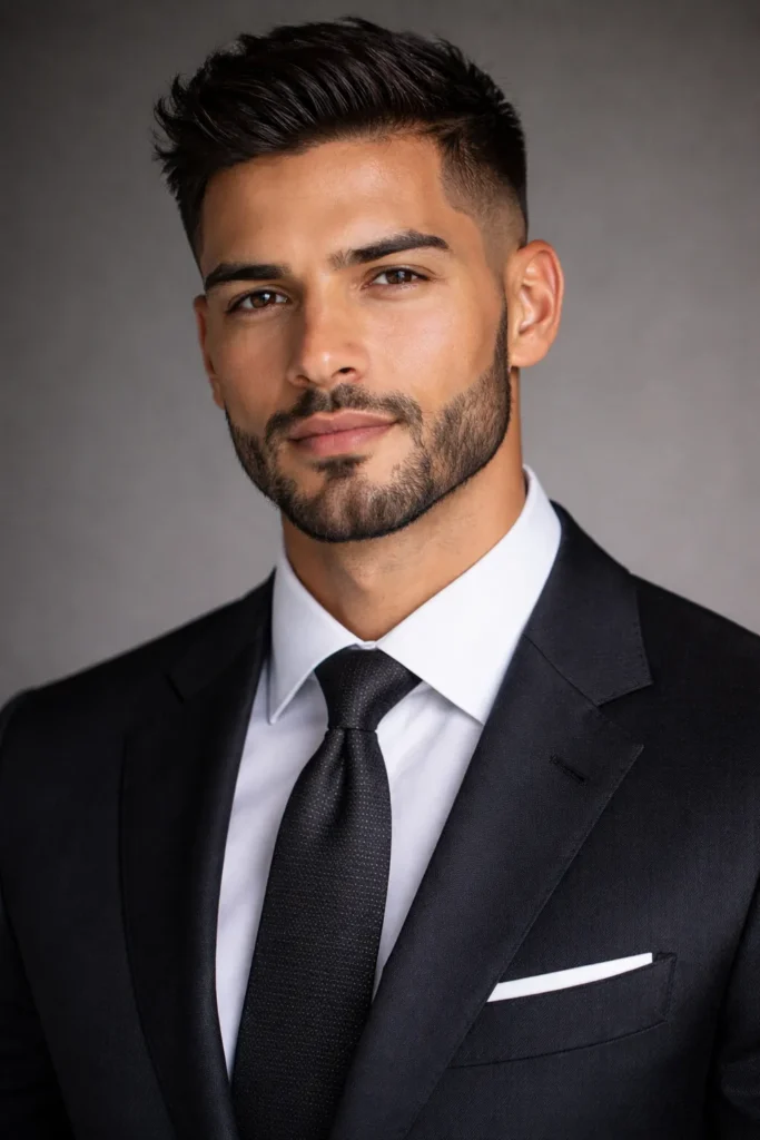 Rounded Beard + Soft Jaw Definition