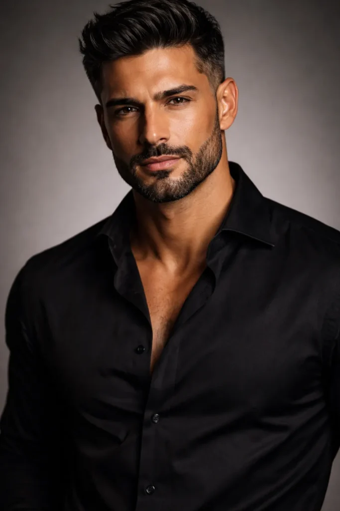 Sculpted Italian Beard and Mustache Combo