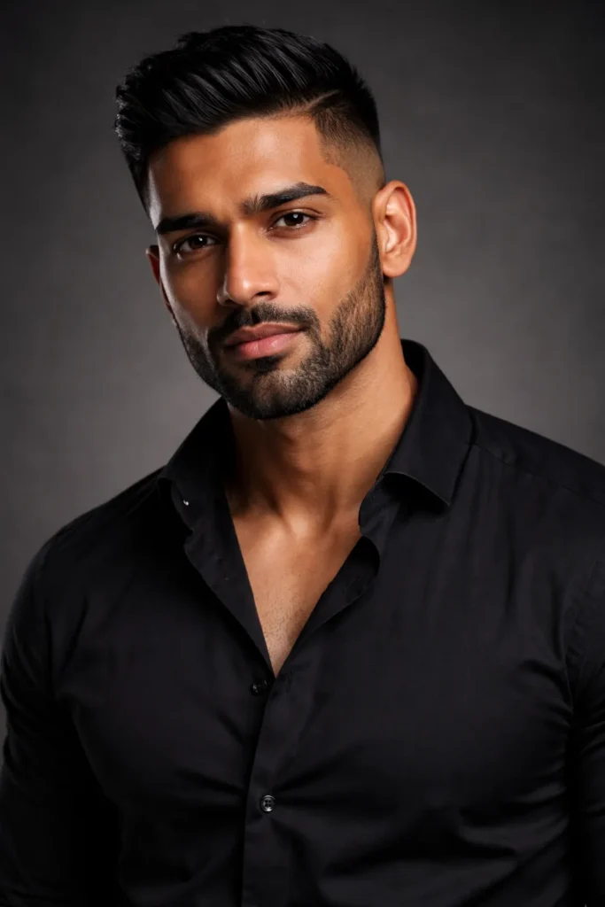 Sculpted Short Box Beard (Fade Hybrid)