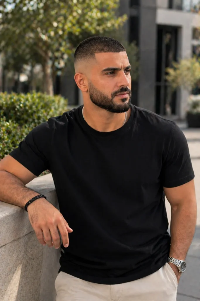 Shadow Fade Buzz Cut (Smooth Gradient Finish)