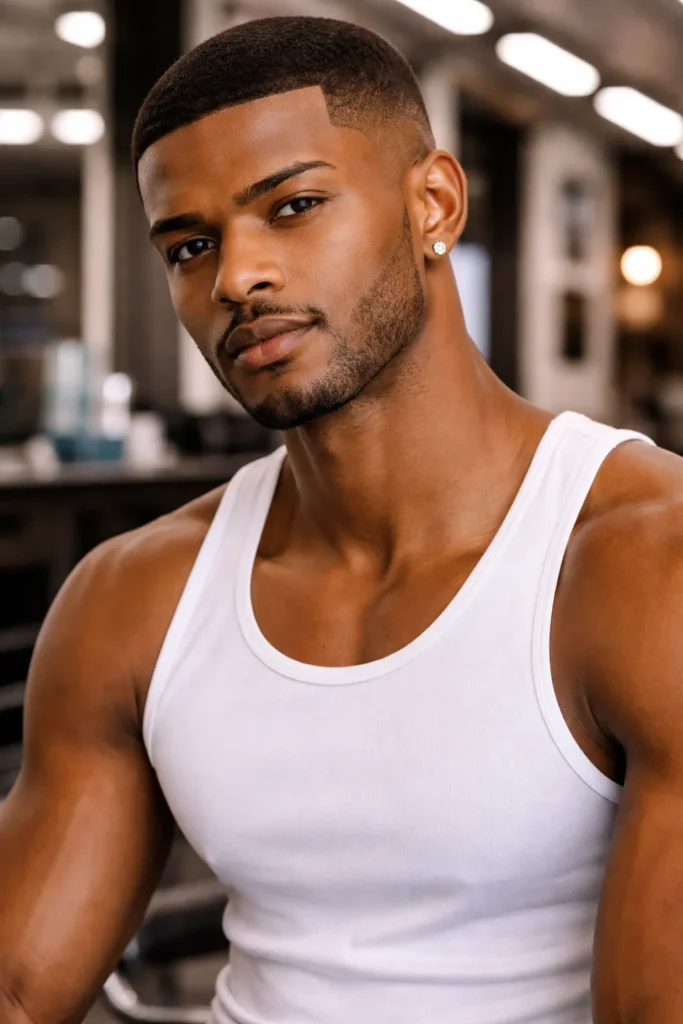 Sharp Buzz Cut with Line-Up