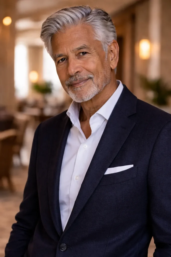 Sharp Ivy League Silver Cut