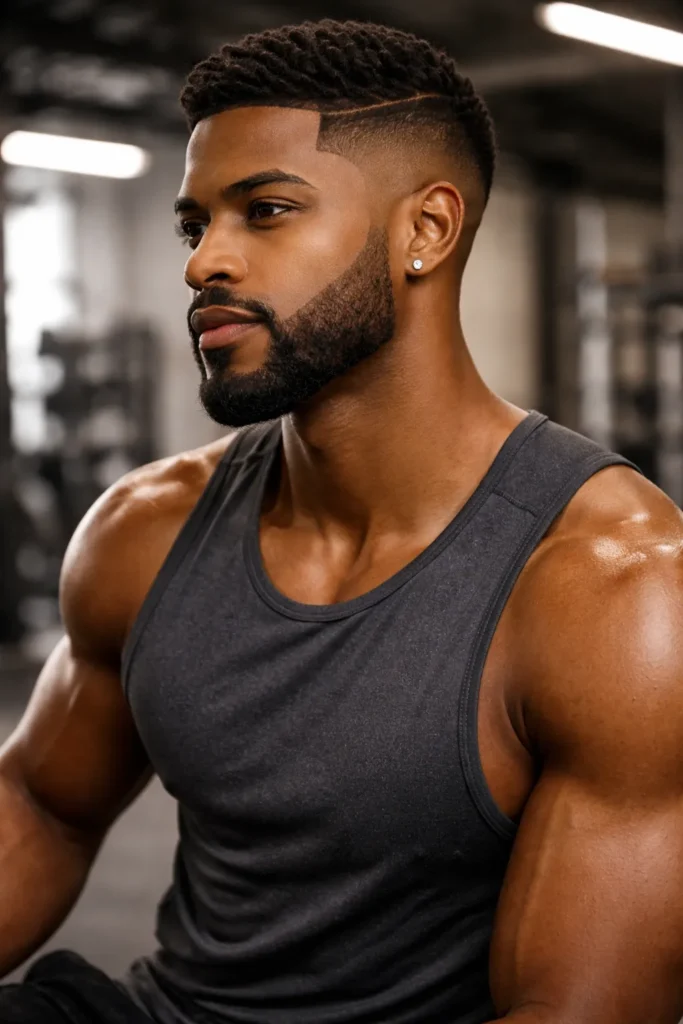 Short Beard with High Cheek Line