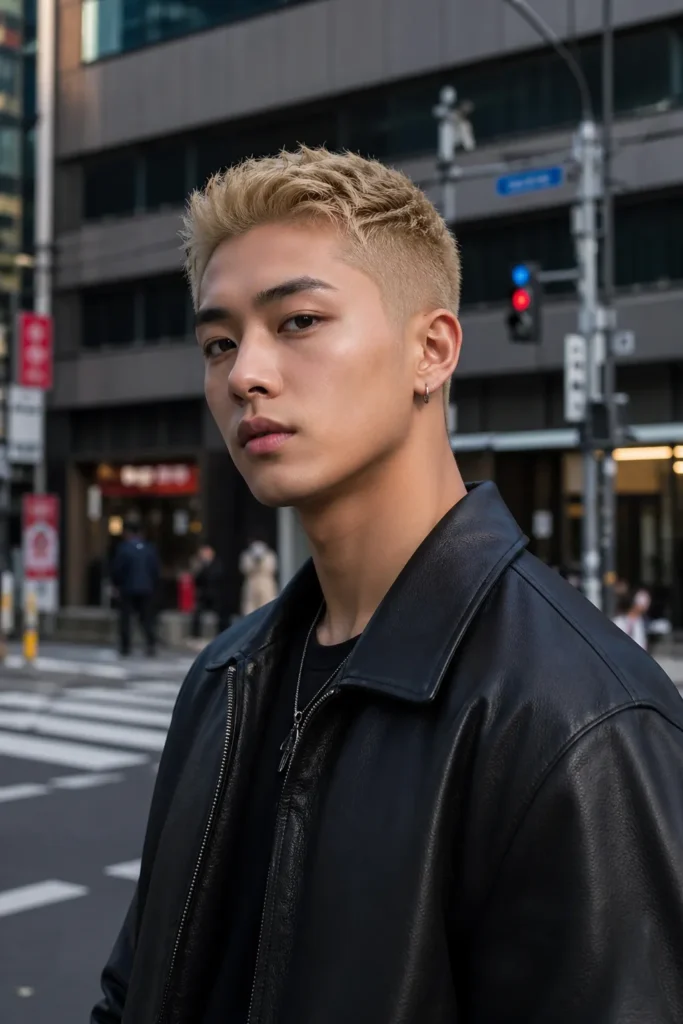 Short Blonde Textured Crop