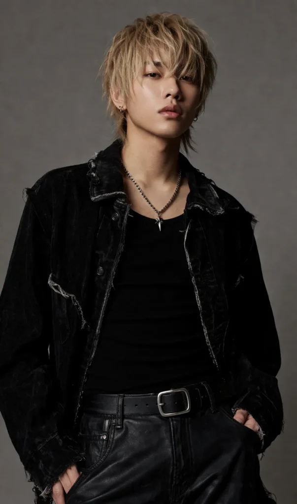 Short Blonde Wolf Cut