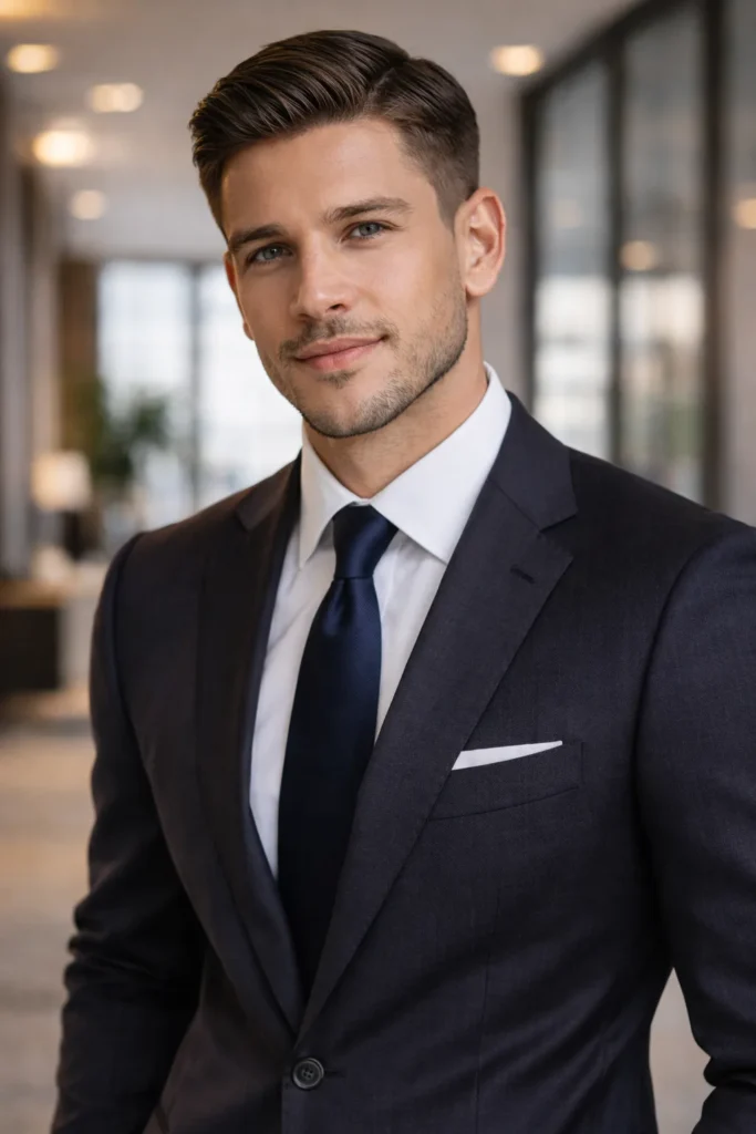 Short Ivy League Military Style