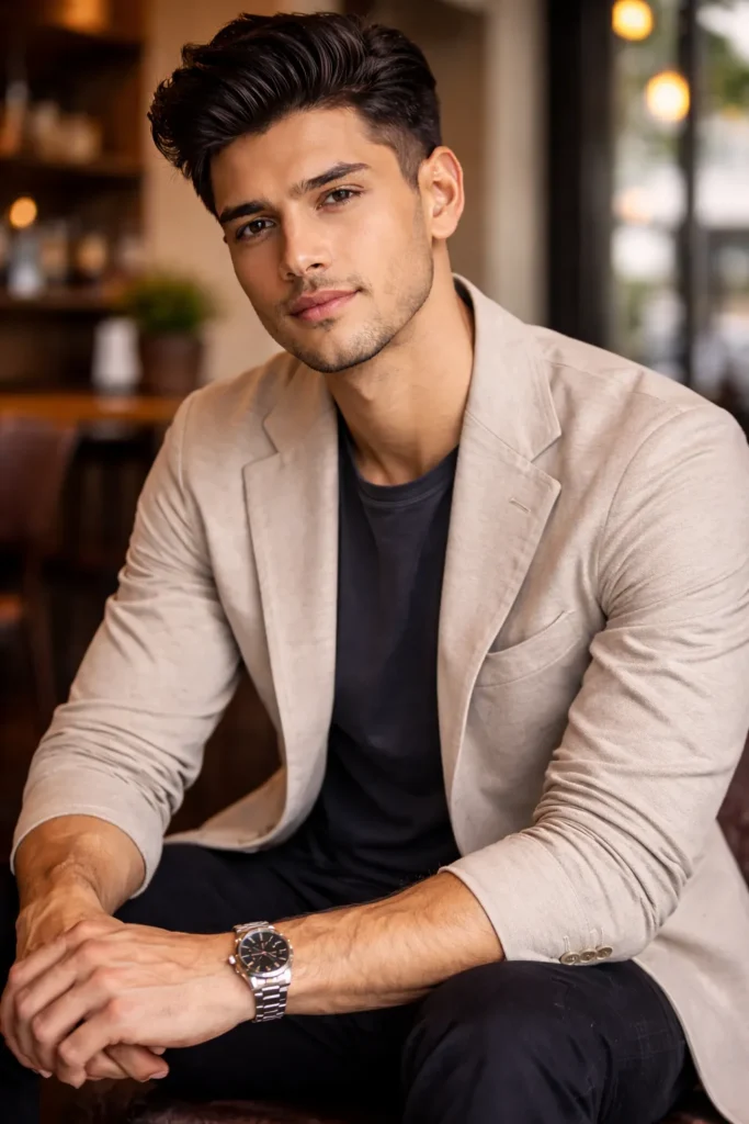 Short Quiff for Thick Hair