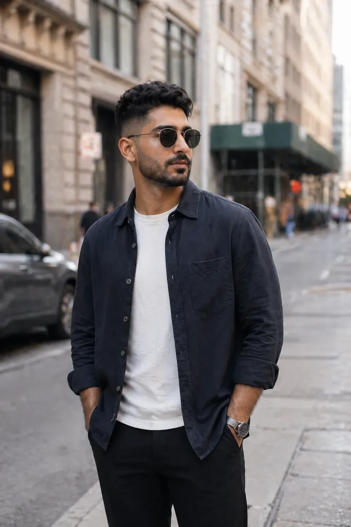 Short Quiff with Defined Sides