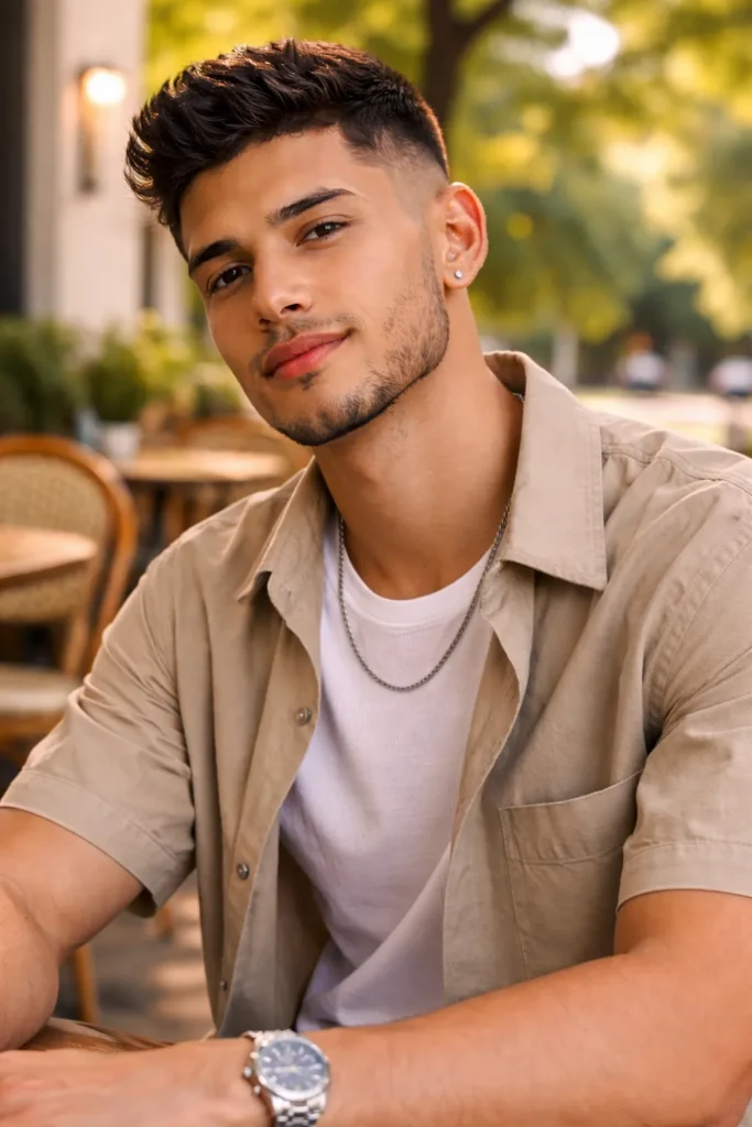 Short Quiff with Taper