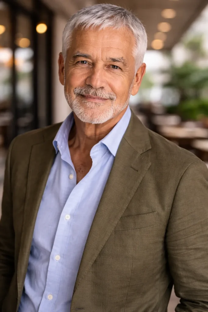 Short Silver French Crop