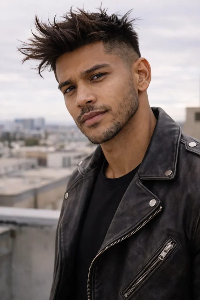 Short Spiky Army Cut