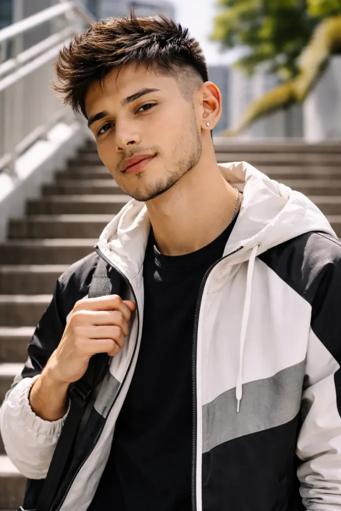 Short Spiky Japanese Cut