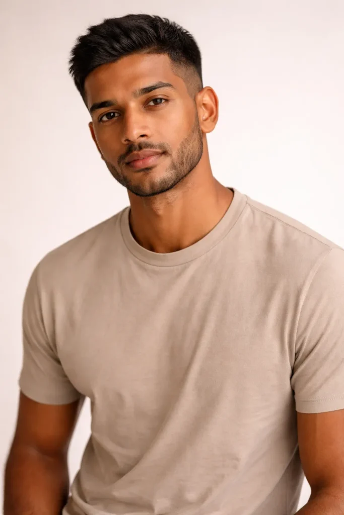 Short Taper Fade with Natural Finish