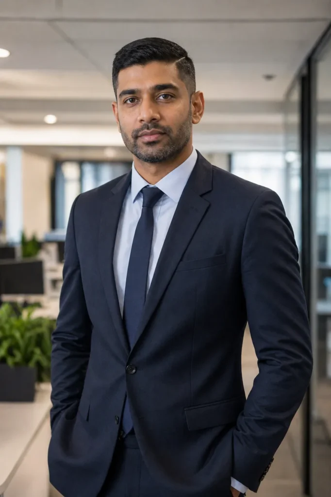  Side-Part Buzz Cut (Structured Short Look)