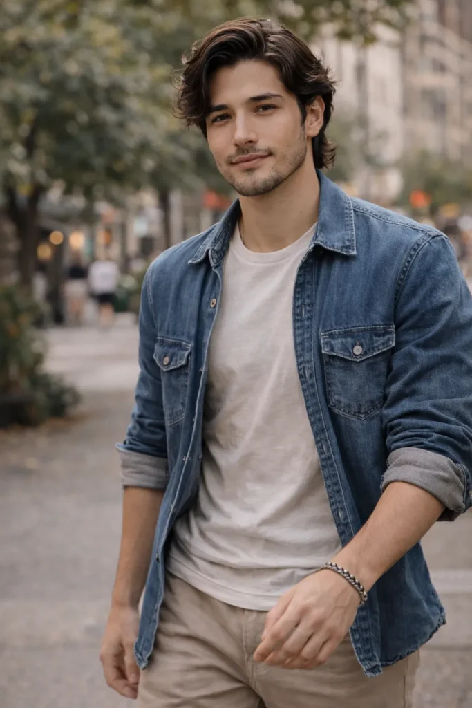 Side-Part Flow with Natural Movement