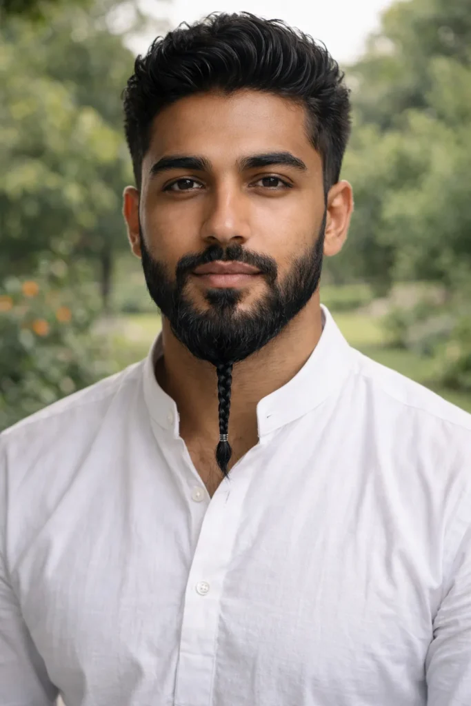 Single Classic Beard Braid