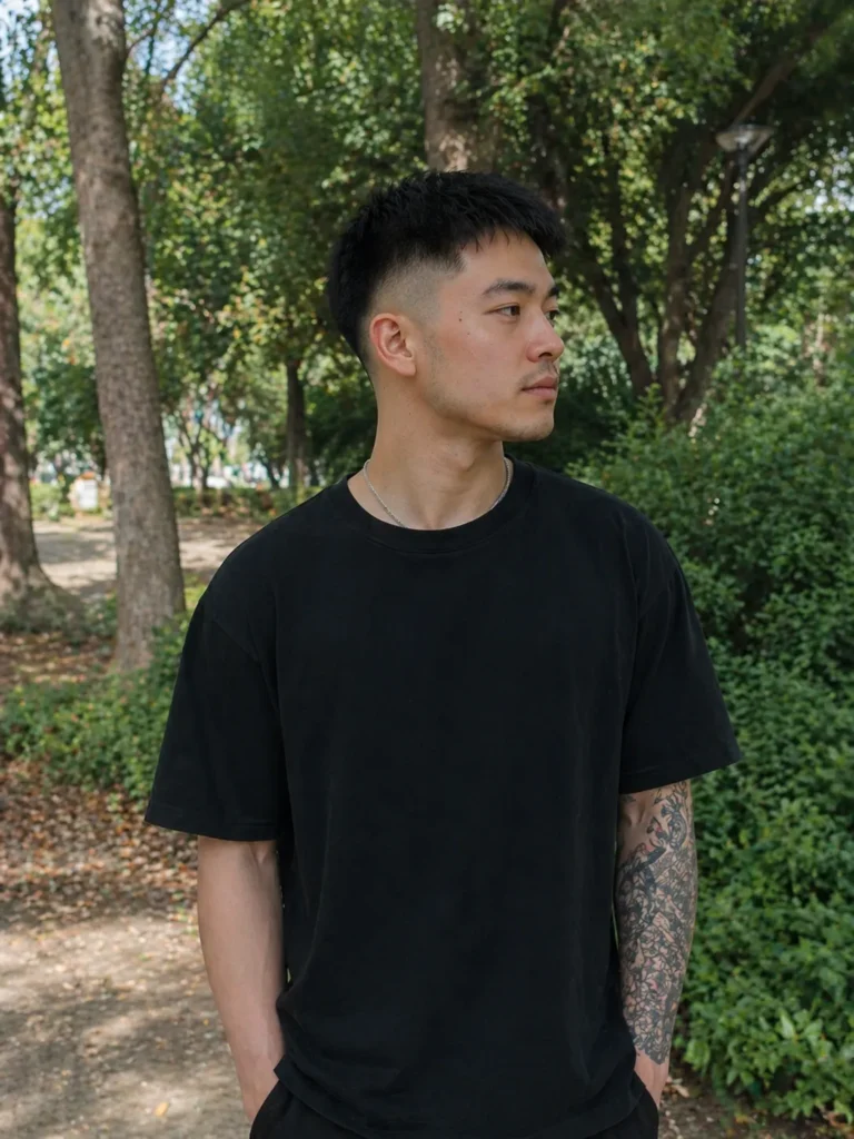 Skin Fade with Patchy Beard Style