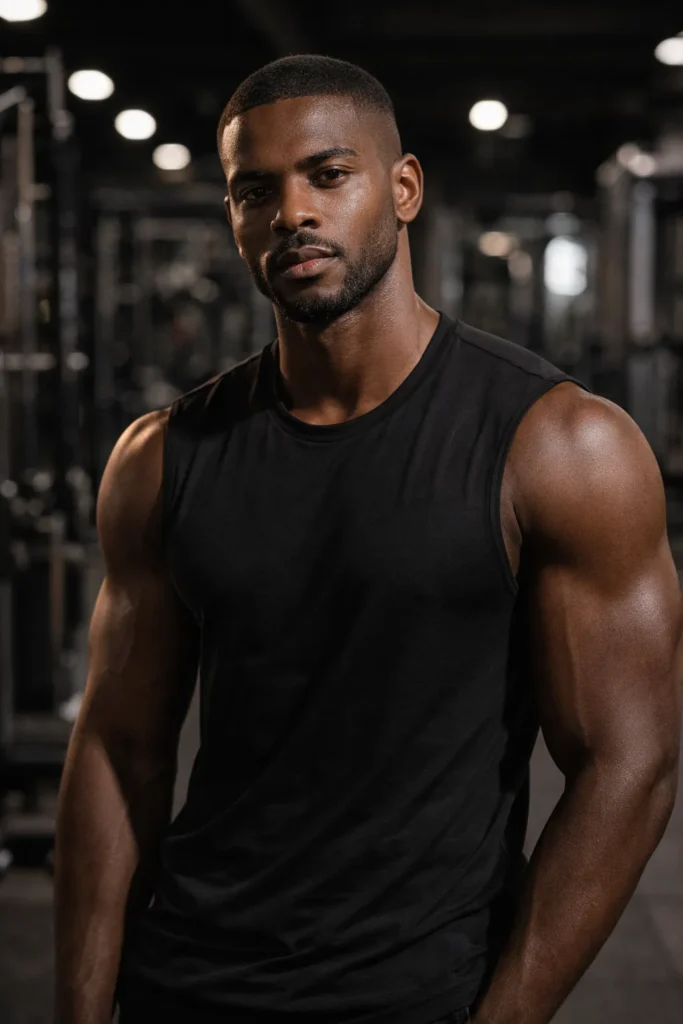 Skin Taper Fade with Buzz Cut