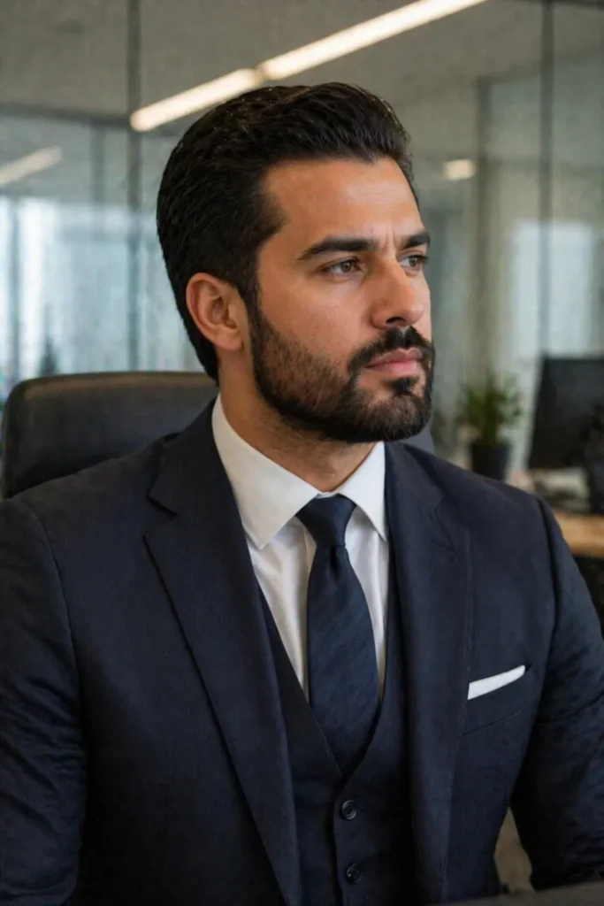 Slick Back with Natural Finish