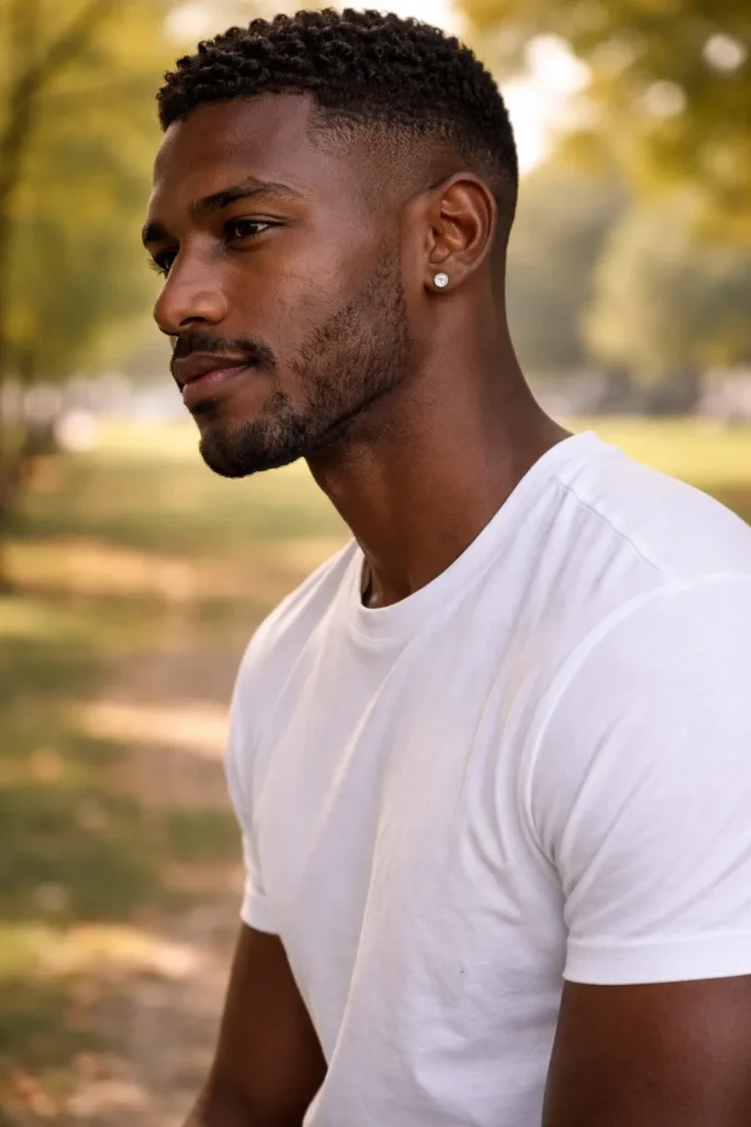 Soft Jawline Defining Stubble