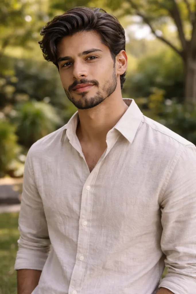 Soft Natural Beard with Classic Cut