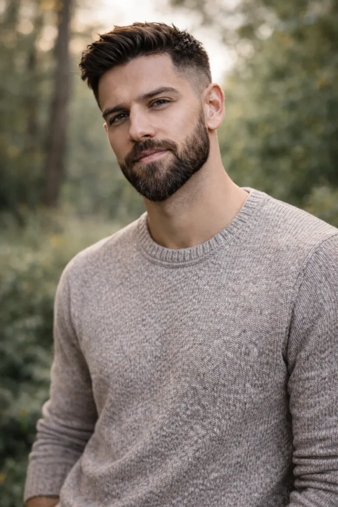 Soft Rounded Beard Fuller Look