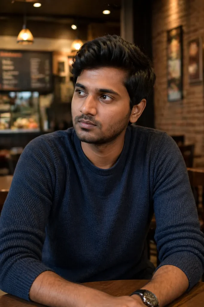 Soft Side-Swept Short Hair