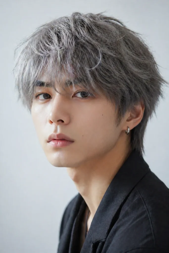 Soft-Volume Silver Mop Cut