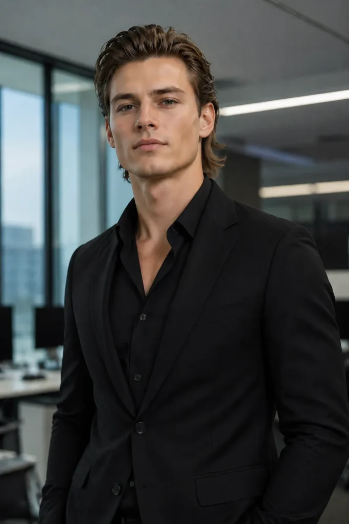 Straight Flowing Back-Lift Mullet