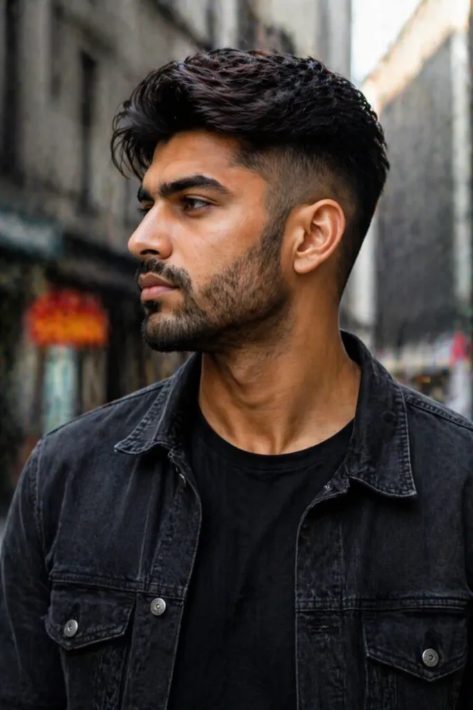 Straight Hair Undercut (Soft Contrast)