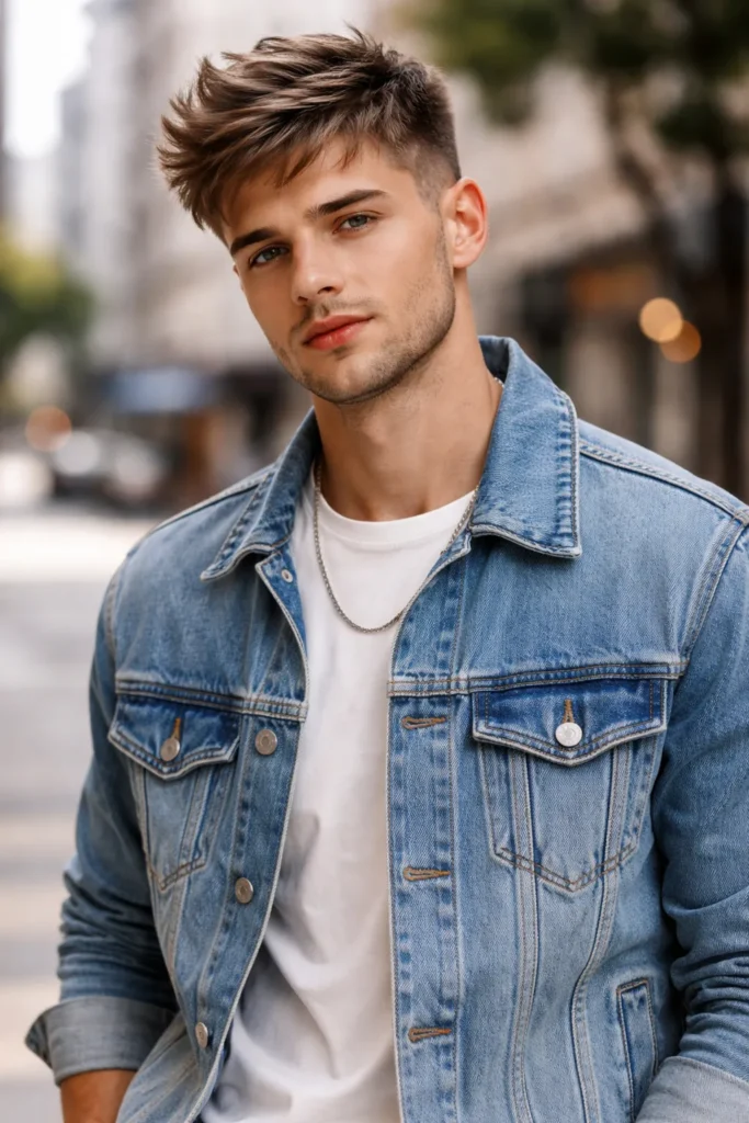 Taper Fade with Layered Hair