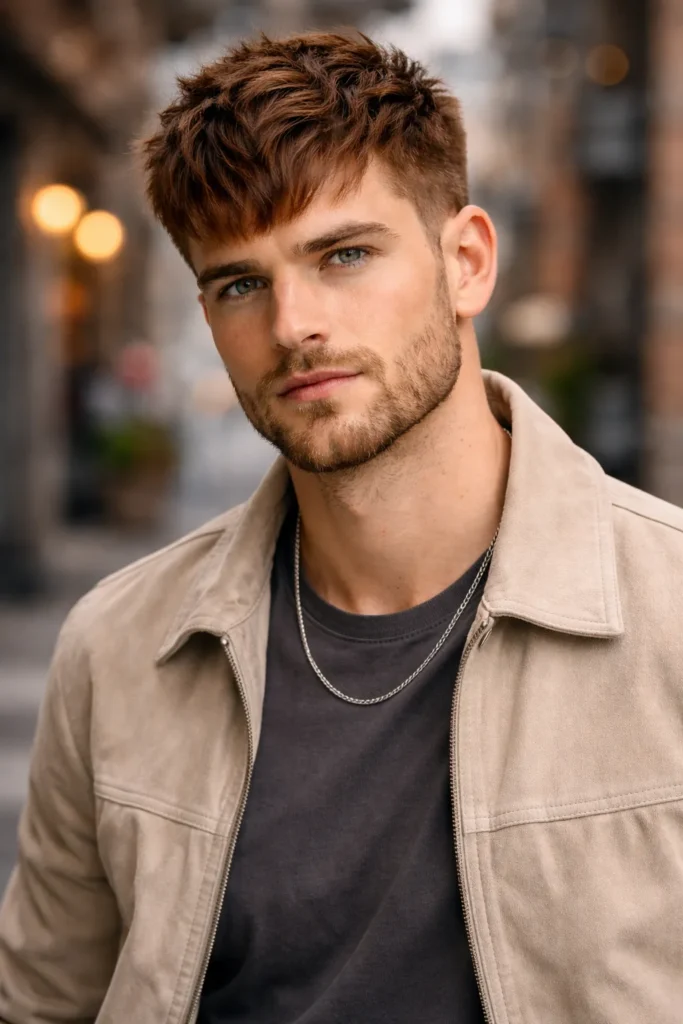 Tapered Crop with Fringe