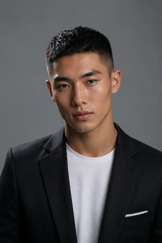 Textured Crop Buzz (Modern Short Crop Feel)