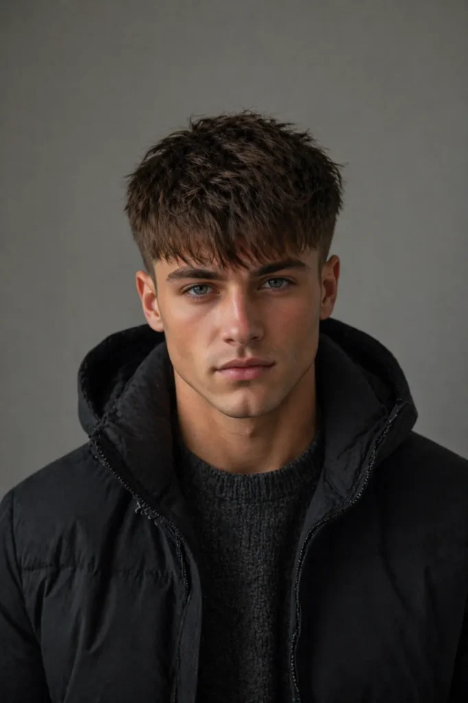 Textured Crop with Long Top