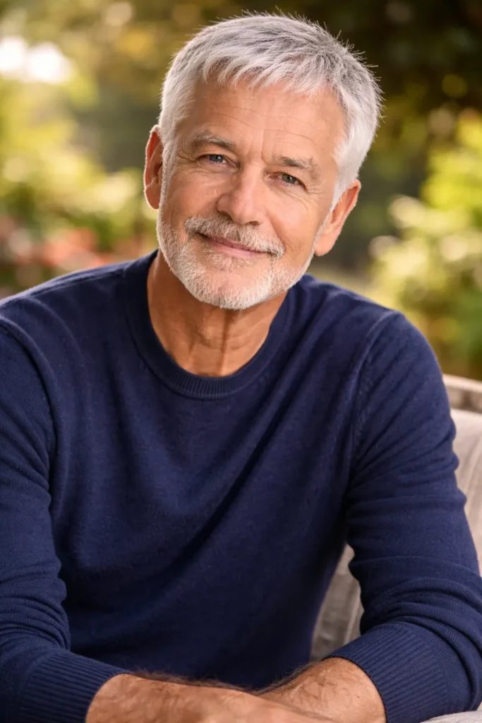 Textured Crop with Silver Finish