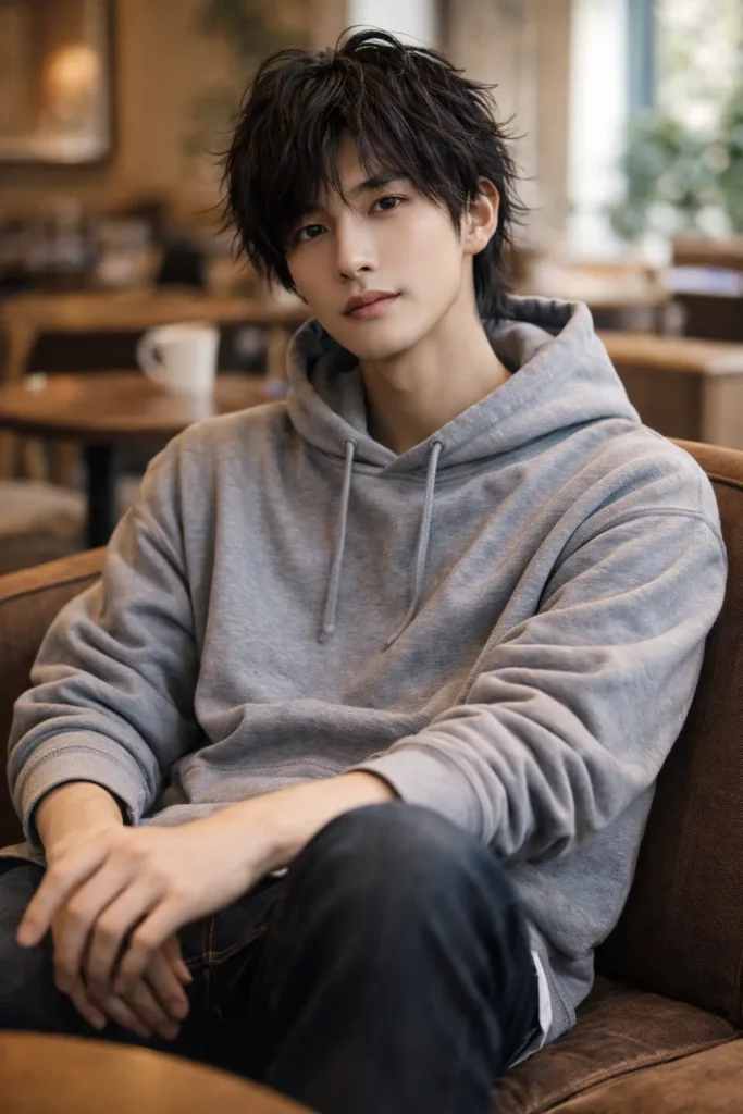 Textured Fringe Flow Wolf