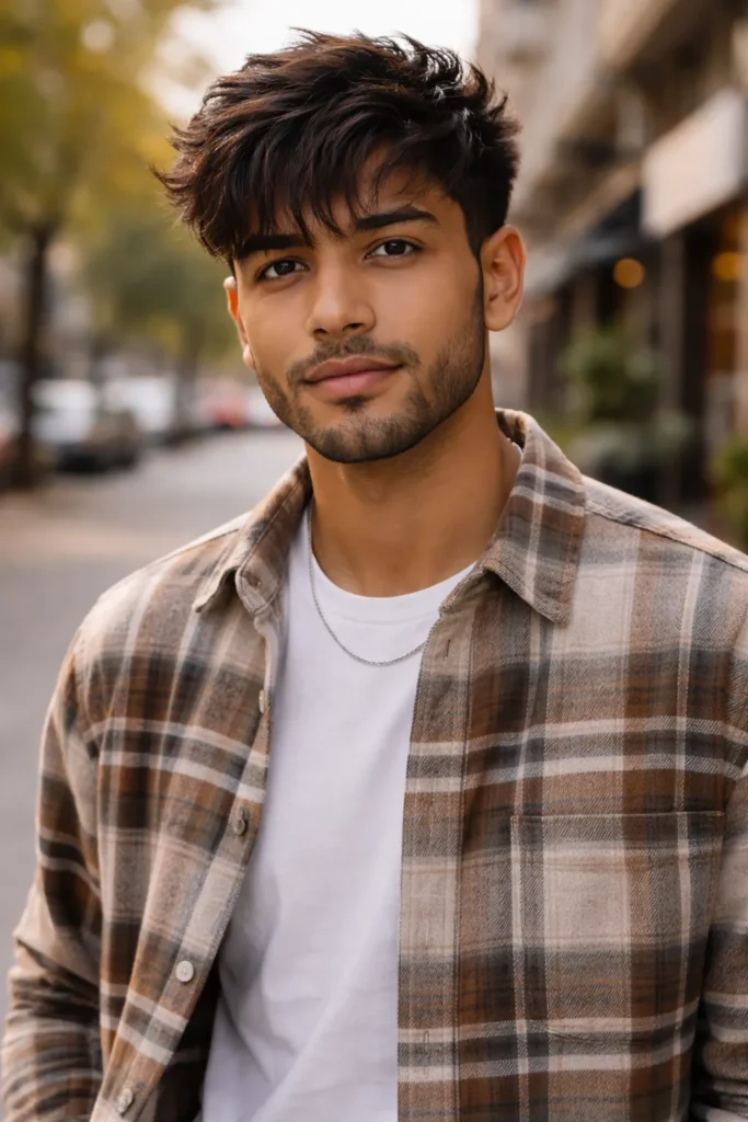 Textured Fringe Flow with Taper