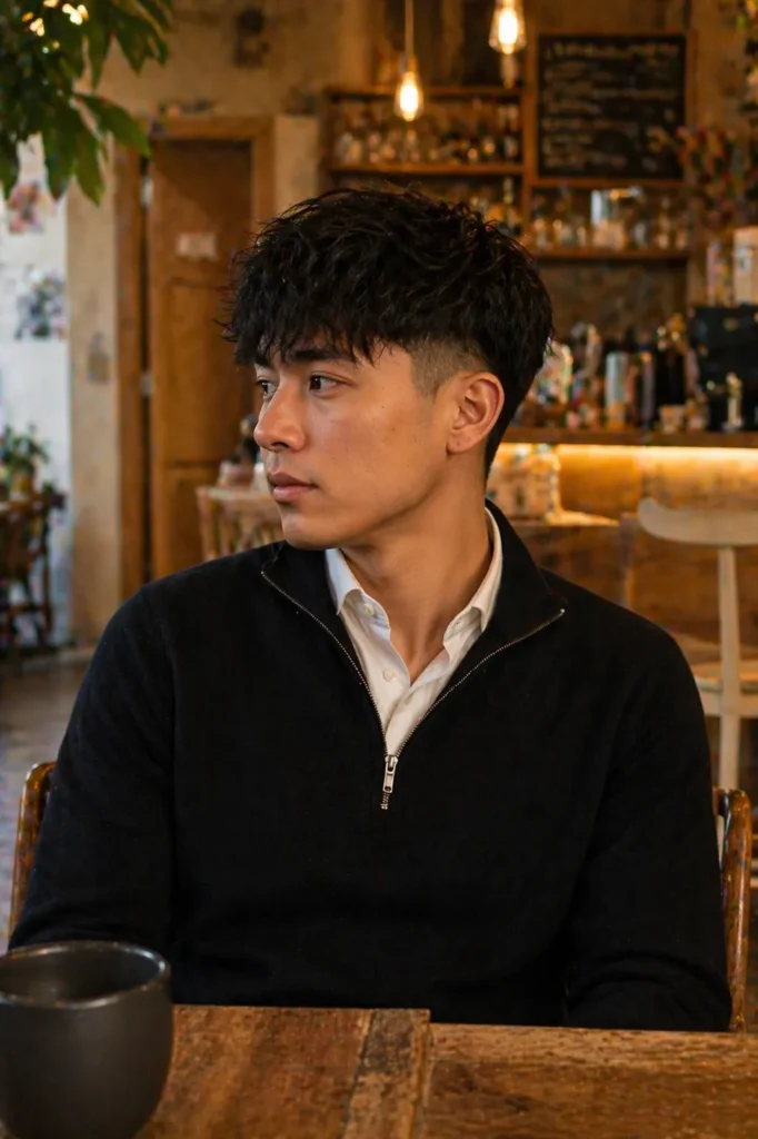 Textured Fringe with Taper Fade