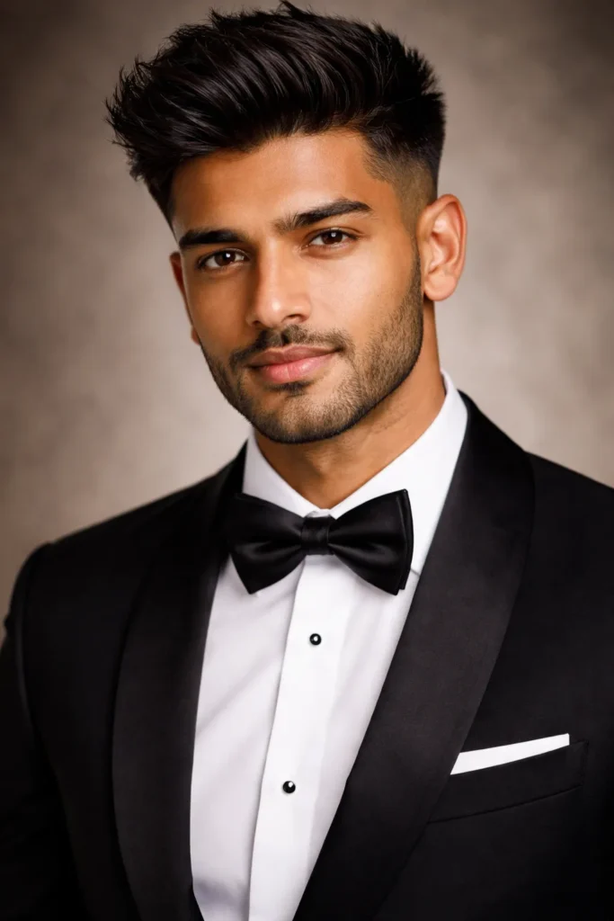 Textured Low Taper with Natural Volume