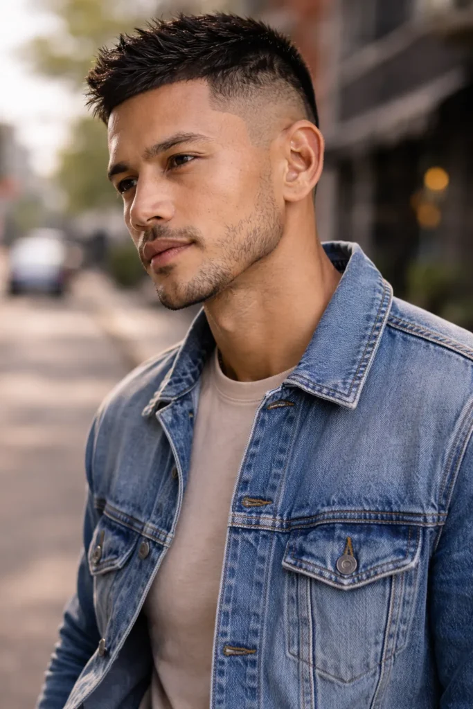 Textured Military Crop