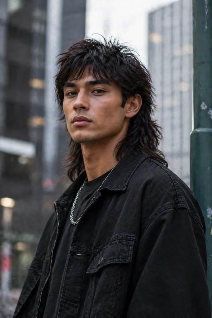 Textured Modern Wolf Mullet