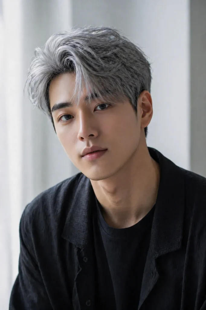 Textured Silver Side Sweep