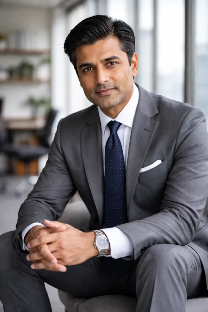 The Classic Side-Part Gentleman