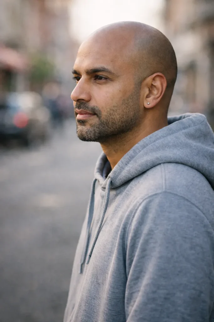 The Faded Stubble Beard