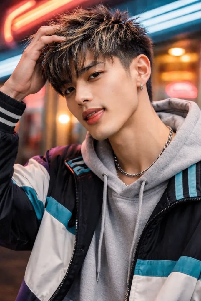 The Frosted Tips Look