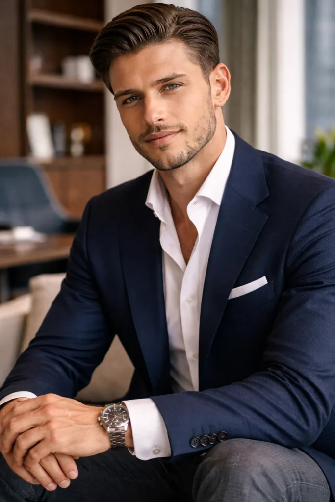 The Side-Part Gentleman Cut